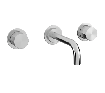 Toni Déca Indbygget 2-grebsarmatur, 150mm-tud i krom